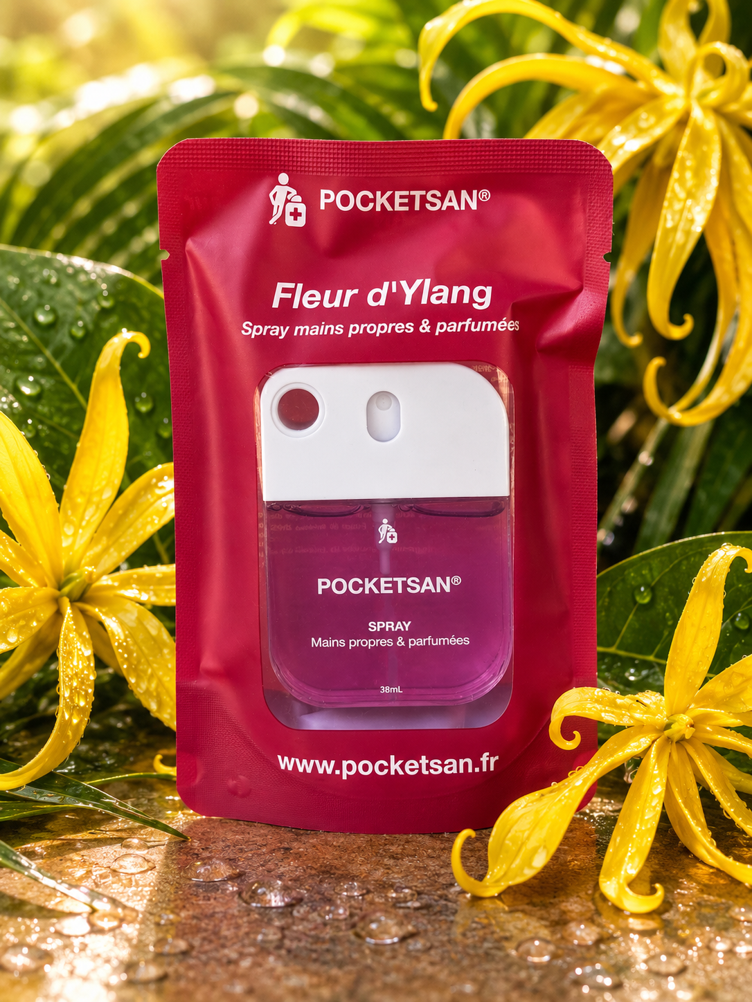 PACK DECOUVERTE : 2 sprays YLANG et MANGUE + 1 pack de feuilles de savon + 1 cordon