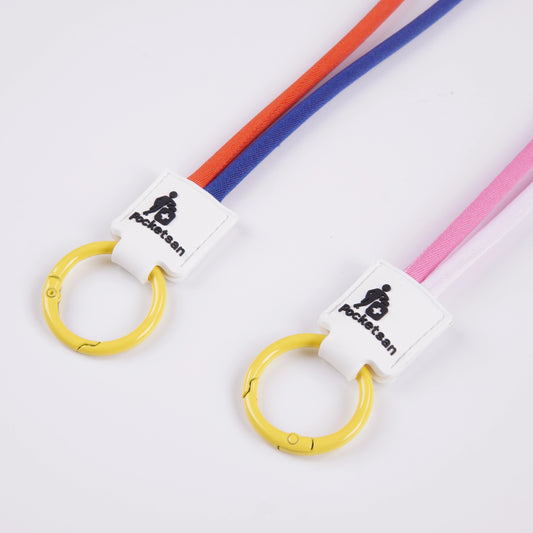 Cordon Lanyard  Rose et Blanc pour Spray